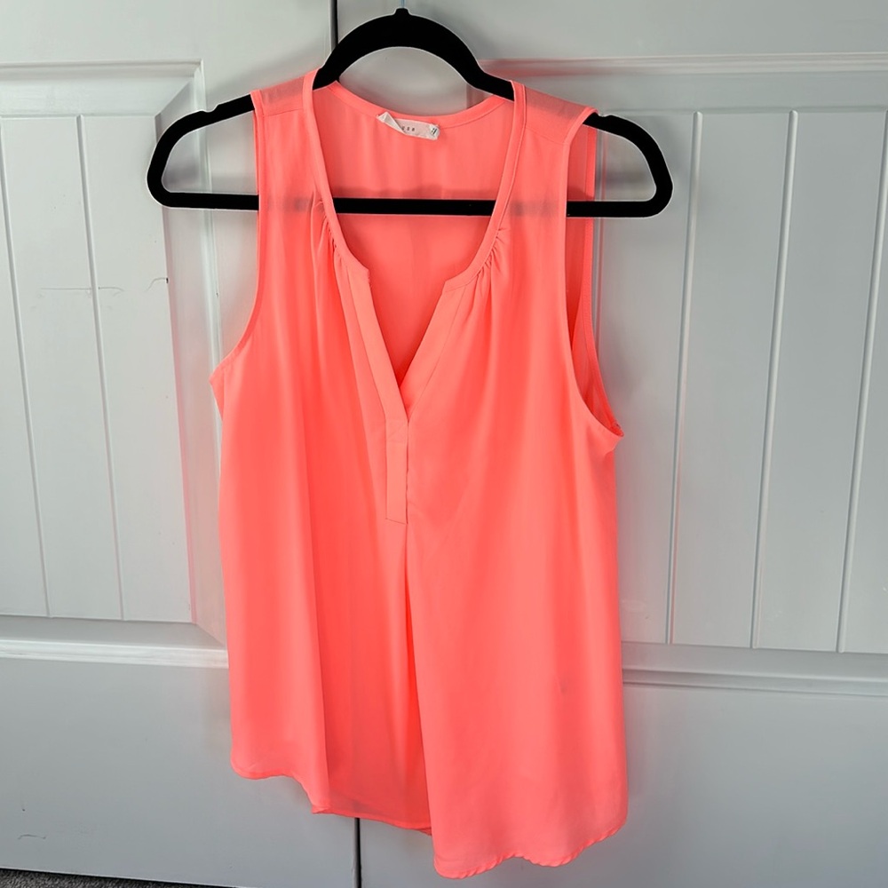 Casual Tank Fluorescent Orange